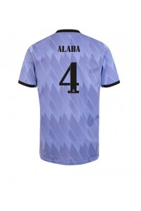 Fotbalové Dres Real Madrid David Alaba #4 Venkovní Oblečení 2022-23 Krátký Rukáv